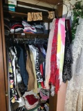 Closet full of Clothing + Scarves & Shoes in Boxes