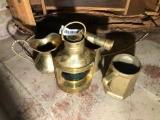 Group Lot of Heavy Brass Items Inc. Ship Light