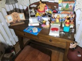 c. 1900 Antique Library Desk w/Drawers