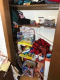 Left Hand Side of Closet - Toys and Clothing