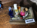 Old Perfume Bottles Inc. Limoges PLUS coaster, box