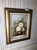 Vintage Framed Painting oil on canvas