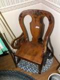 Antique Hitchcock Style Rocking Chair Empire