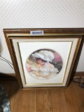 Framed Print of a girl