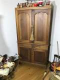 Antique Pie Safe Cabinet 19th century Cherry