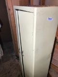 Vintage Metal Storage Locker/Cabinet + Contents