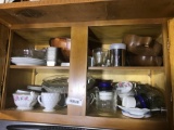 Contents of Kitchen Cupboards Lot