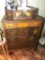 Antique Wooden Dresser w/Fancy Design