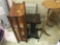 3 Pieces Vintage Furniture - Shelf, Pedestals