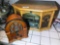 2 Vintage Repro Antique Radios - 1 w/Record Player