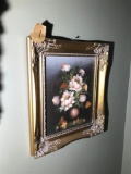 Vintage Oil on Canvas Painting in frame