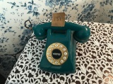 Vintage Green Metropolis Rotary Style Phone