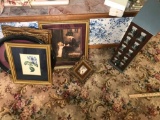 Framed Pictures and other items lot