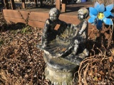 Cement Garden Fountain of Cherubs