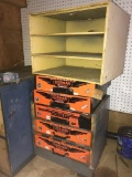 5 Old Graphical Dorman Parts Drawers w/Contents