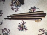 2 Pairs Antique Snare Drum Sticks