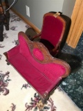 2 Miniature Pieces of Furniture w/Upholstery