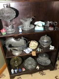 Bottom Three Shelves Lot - Antiques, Collectibles