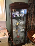 Vintage Wooden & Glass Display Cabinet