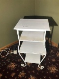 Vintage Four Tier Lamp Table Shelf Unit