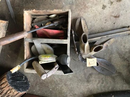 Group Lot Antique Tools Cobbler Shoe Forms