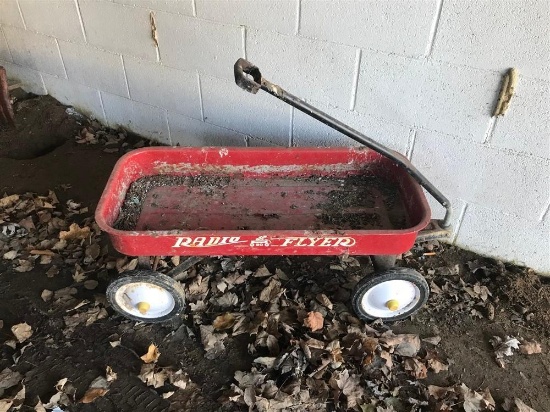 Antique Radio Flyer Wagon