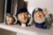 3 Royal Doulton Toby Jugs Mugs Characters
