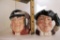 2 Royal Doulton Toby Jugs Mugs Characters