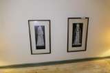 Pair of Old English Rubbins Prints Renaissance