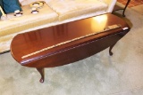 Vintage Long Coffee Table w/Leaves Nice Overall