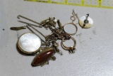Small Box Lot Vintage and Antique Jewelry