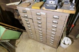 Vintage Metal Sorter Cabinet