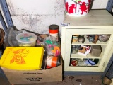 Medical Cabinet, Contents, Box of Toys Lot