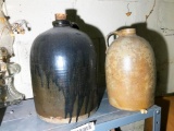 2 Antique Stoneware Jugs - Nice