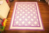 Large Old Antique Hand Stitched Quilt 1930s w/ID