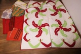 Group Lot Quilts, Comforter, Old Wool Blankets