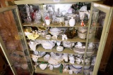 Contents of Old China Cabinet - China, Glass etc