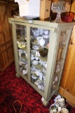 Nice Antique Likely Oak China Cabinet w/Glass