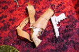 2 Antique Toy Guns Including one in Holster