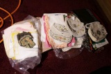 Group Antique Beaded Purses, Linens Etc