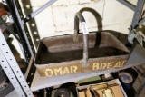 Antique Large Omar Bread Delivery Bin early 1900s