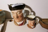 2 Royal Doulton Toby Jugs Mugs Characters