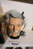 Royal Doulton Toby Jug Mug Mark Twain  Character