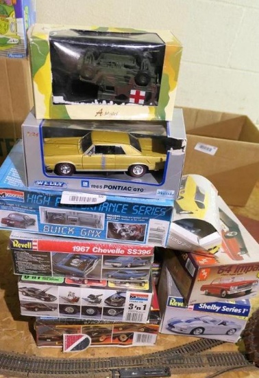 Group Lot Newer Model Cars in boxes etc