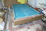 Vintage Slate Top Pool Table