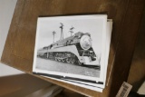 Group Lot of Old Railroad Train Photos