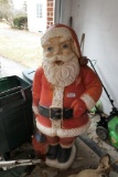 Very Large Vintage Blow Mold Santa Claus Christmas