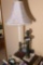 Vintage Lamp with Marble Base