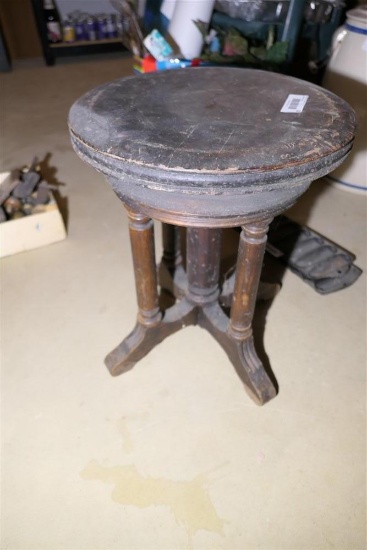 Unusual Antique Organ or Piano Stool