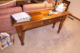 Vintage Wooden Couch Table 48
